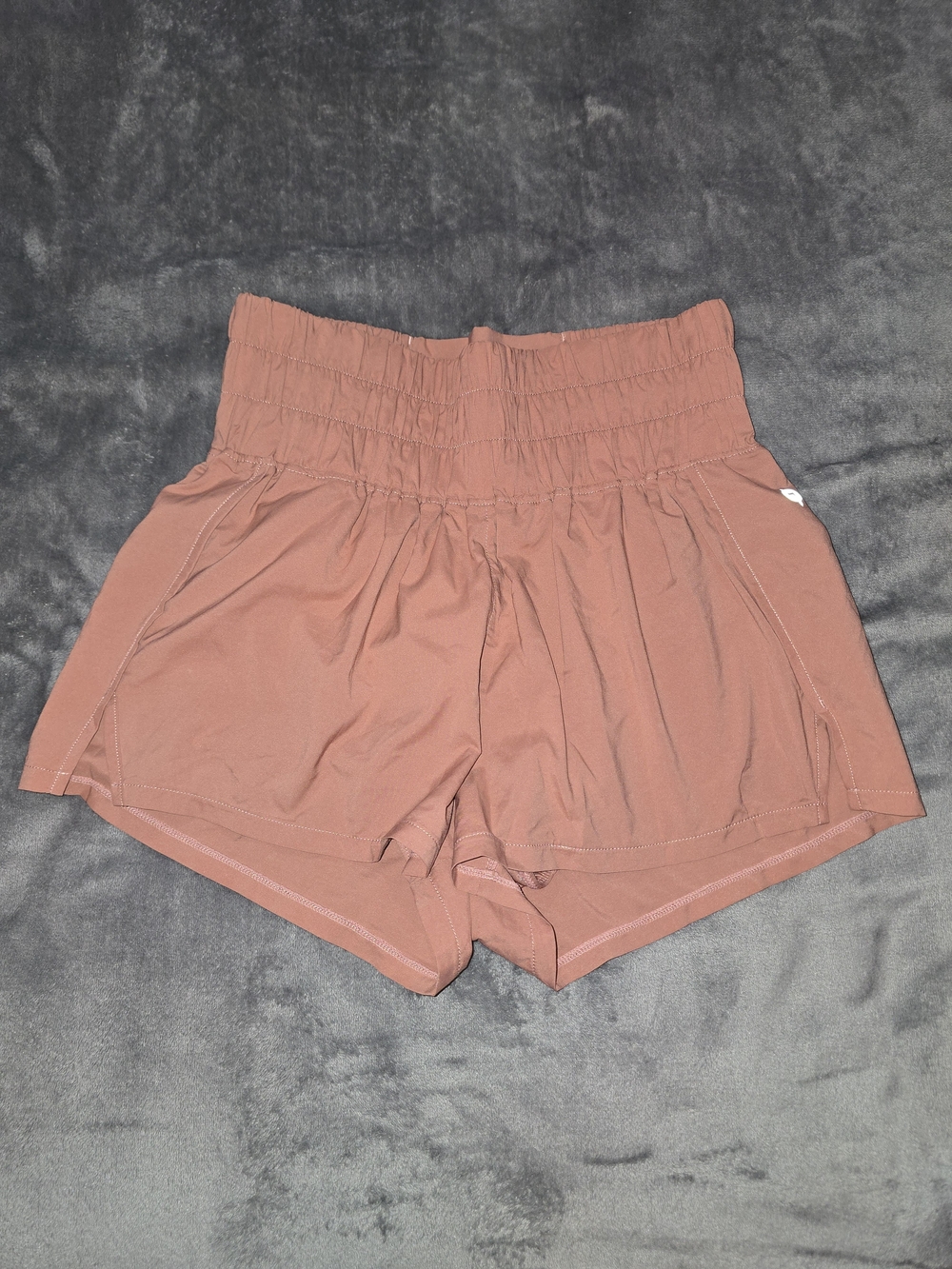 POPFLEX High-Waistes Supershort In Terracotta